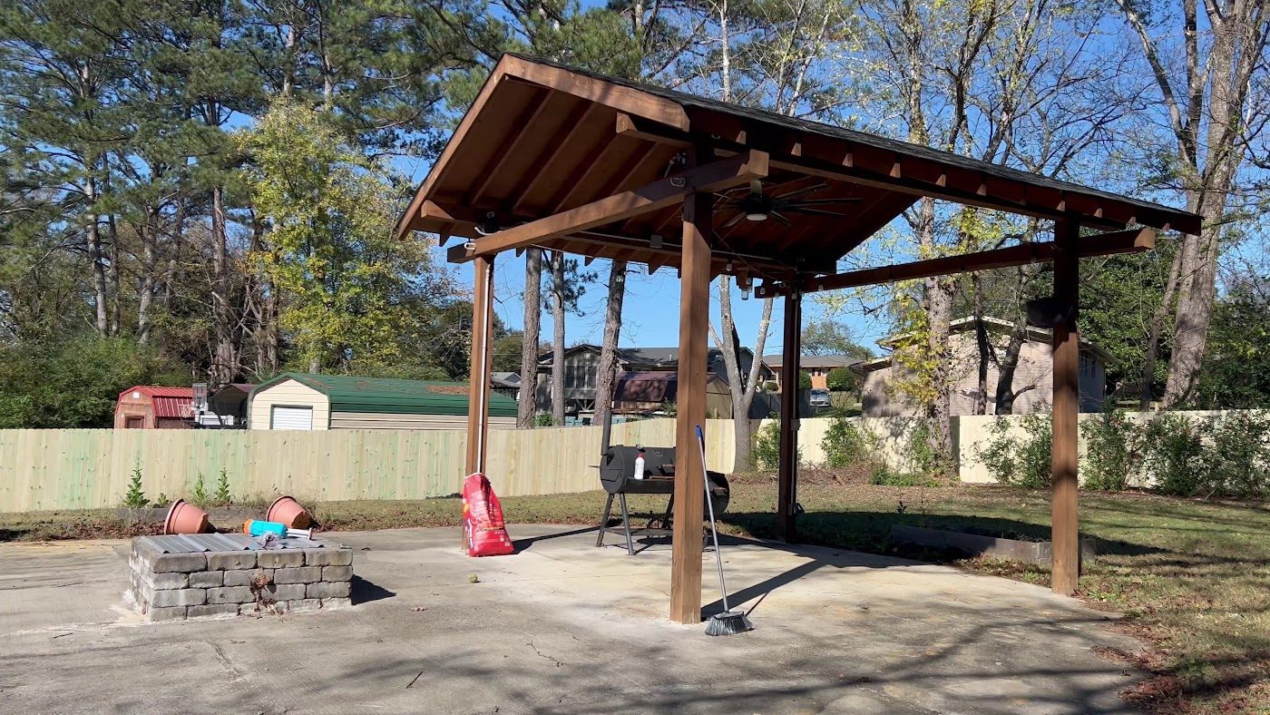 Backyard pavilion